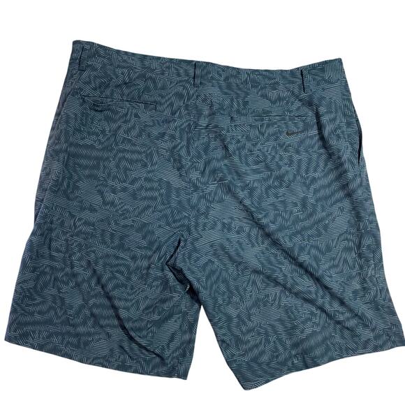 Nike Golf Tour Performance Dri-Fit Shorts Men’s Size 40 Blue Geometric Print - Picture 2 of 8